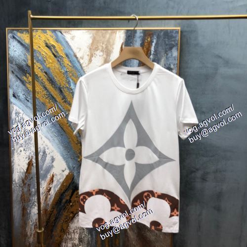  2021春夏 コスパ最高のプライス LOUIS VUITTONコピーブランド 2色可選 ルイ ヴィトン LOUIS VUITTON 半袖Tシャツ