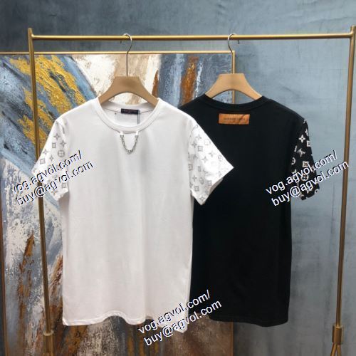  おすすめ/オススメ 2021春夏 ルイ ヴィトン LOUIS VUITTON 半袖Tシャツ 2色可選 LOUIS VUITTON偽物ブランド