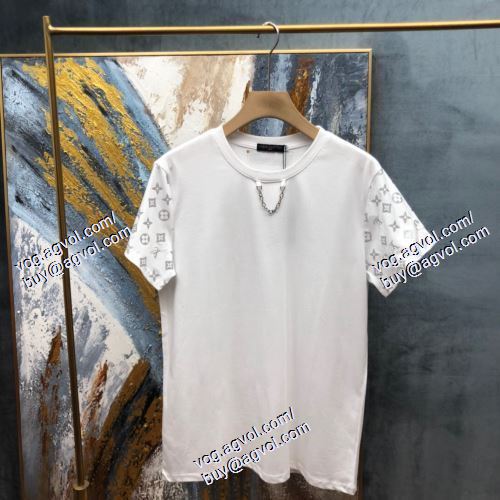  おすすめ/オススメ 2021春夏 ルイ ヴィトン LOUIS VUITTON 半袖Tシャツ 2色可選 LOUIS VUITTON偽物ブランド