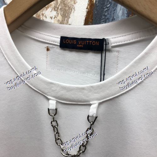  おすすめ/オススメ 2021春夏 ルイ ヴィトン LOUIS VUITTON 半袖Tシャツ 2色可選 LOUIS VUITTON偽物ブランド