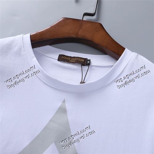  ルイ ヴィトン LOUIS VUITTON 2色可選 【激安】 LOUIS VUITTONブランドスーパーコピー 2021春夏 半袖Tシャツ 上下セット