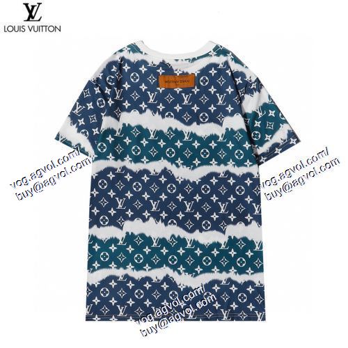  SALE開催 ルイ ヴィトン LOUIS VUITTON 半袖Tシャツ 2021春夏 LOUIS VUITTONブランド コピー