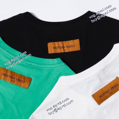 数に限りがある 2021春夏 ラウンドネック ルイ ヴィトン LOUIS VUITTON ルイ ヴィトンコピー ブランド 半袖Tシャツ オリジナル 3色可選