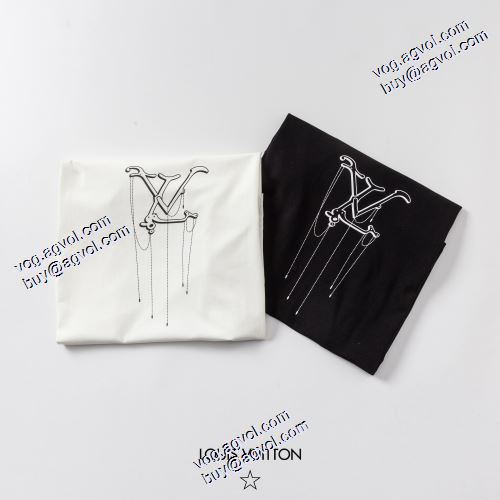 おすすめ/オススメ ルイ ヴィトンスーパーコピー 2021春夏 ルイ ヴィトン LOUIS VUITTON 2色可選 半袖Tシャツ プリント 通気性に優れた