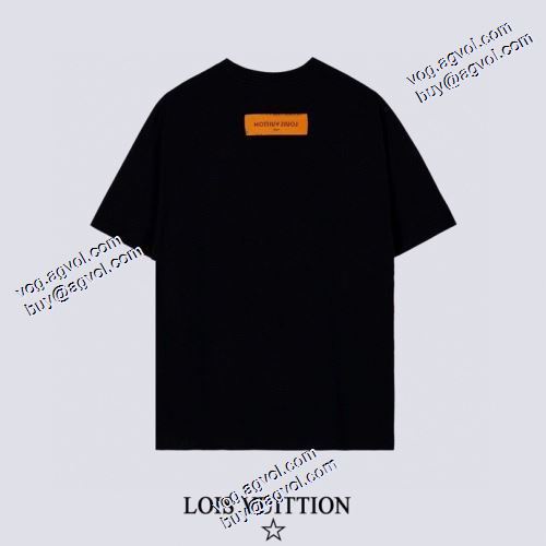 2021春夏 ルイ ヴィトン LOUIS VUITTON ラウンドネック コスパ最高のプライス ルイ 半袖Tシャツ 2色可選 ヴィトンブランドスーパーコピー お洒落に魅せる