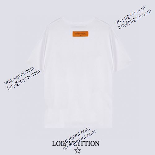 2021春夏 ルイ ヴィトン LOUIS VUITTON ラウンドネック コスパ最高のプライス ルイ 半袖Tシャツ 2色可選 ヴィトンブランドスーパーコピー お洒落に魅せる