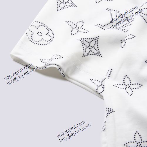 ポップ 2021春夏 ルイ ヴィトンブランド コピー ルイ ヴィトン LOUIS VUITTON 2色可選 半袖Tシャツ 気軽にカジュアルに使える 刺繍使い