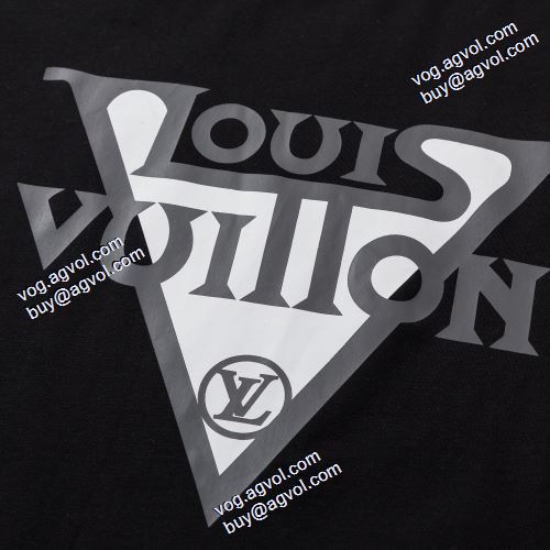衿裏配色 2021春夏 半袖Tシャツ  ルイ ヴィトン LOUIS VUITTON ルイ ヴィトンスーパーコピー 存在感のある 2色可選 オリジナル