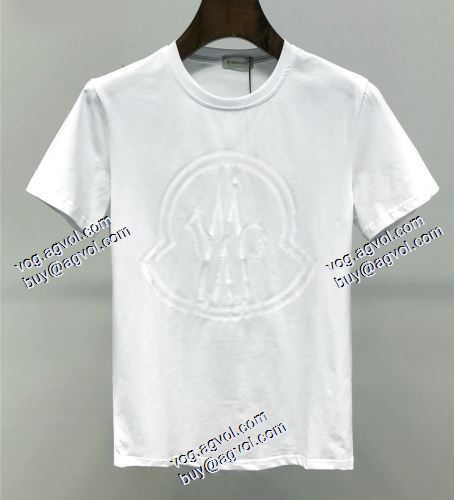 2色可選 極上の着心地 モンクレール MONCLER 半袖シャツ 2021春夏 モンクレールブランド 偽物 通販 