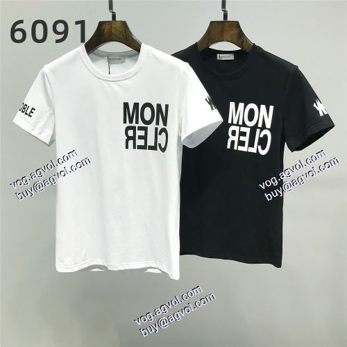 モンクレール MONCLER モンクレールブランド 偽物 通販 2色可選 半袖シャツ 派手 ：比较华丽的 2021春夏