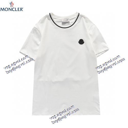 モンクレール MONCLER 半袖シャツ 2021春夏 最安値に挑戦 MONCLERブランド 偽物 通販 2色可選