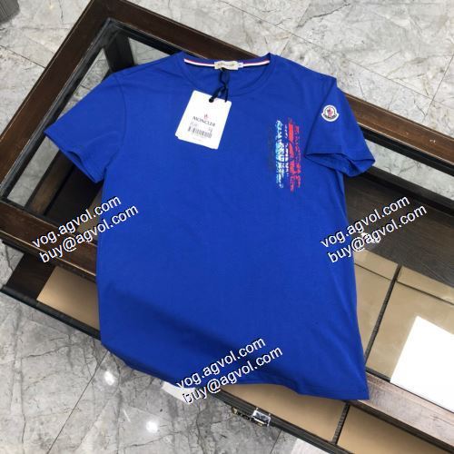 スタイルアップ効果  モンクレール MONCLER  半袖シャツ  MONCLERスーパーコピー 代引  2021春夏 2色可選