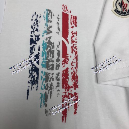  スタイルアップ効果  モンクレール MONCLER  半袖シャツ  MONCLERスーパーコピー 代引  2021春夏 2色可選