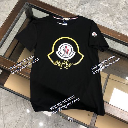  2021春夏  半袖シャツ   MONCLERブランドコピー  重宝するアイテム  2色可選  モンクレール MONCLER