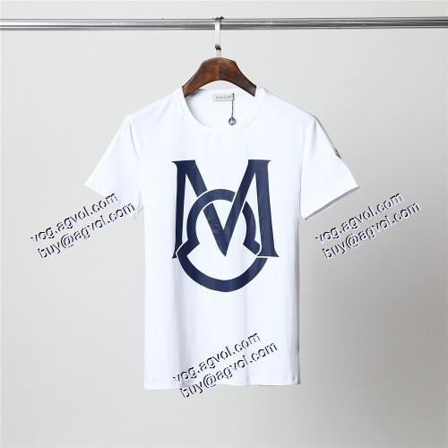  2色可選  MONCLER偽物ブランド   半袖シャツ  2021春夏  ファッション 人気  モンクレール MONCLER