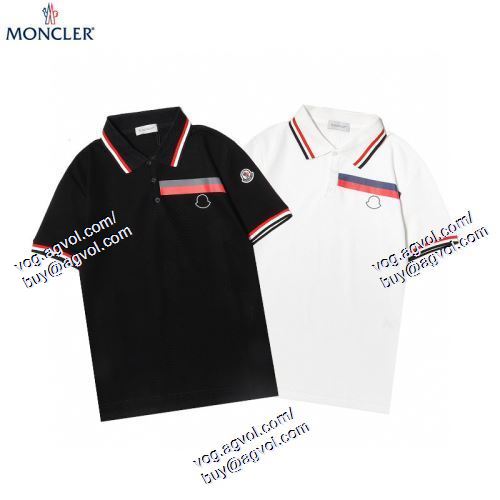  MONCLER偽物ブランド 2021春夏 モンクレール MONCLER 2色可選 首胸ロゴ 半袖Tシャツ 