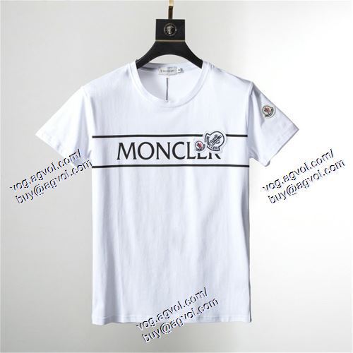  MONCLERコピー ブランド 2021春夏 モンクレール MONCLER ムダな装飾を排したデザイン 半袖Tシャツ 2色可選