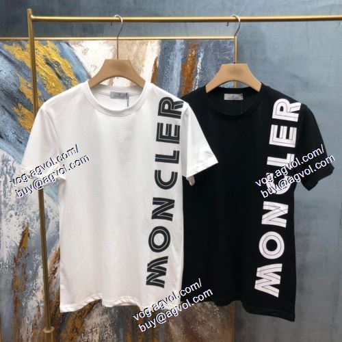  MONCLER偽物ブランド 2021春夏 半袖Tシャツ 超目玉 2色可選 モンクレール MONCLER