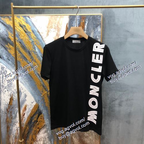  MONCLER偽物ブランド 2021春夏 半袖Tシャツ 超目玉 2色可選 モンクレール MONCLER