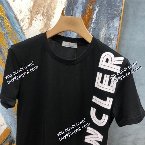  MONCLER偽物ブランド 2021春夏 半袖Tシャツ 超目玉 2色可選 モンクレール MONCLER