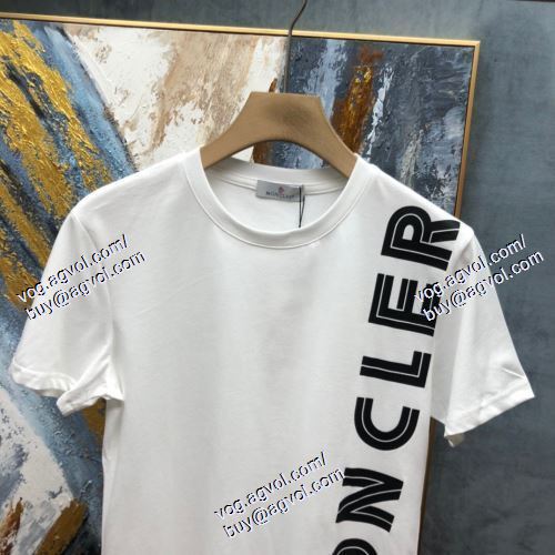  MONCLER偽物ブランド 2021春夏 半袖Tシャツ 超目玉 2色可選 モンクレール MONCLER
