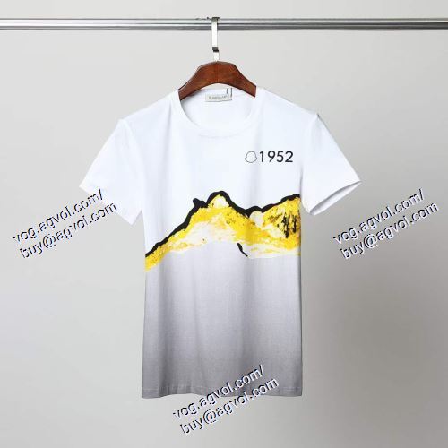  モンクレール MONCLER 2色可選 おすすめ/オススメ 半袖Tシャツ MONCLERブランド 偽物 通販 2021春夏