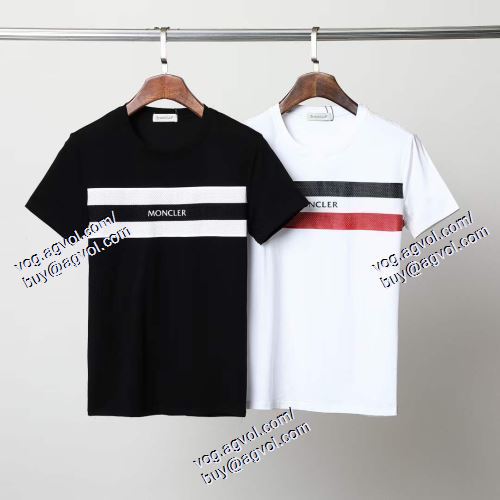  MONCLER偽物ブランド 2021春夏 モンクレール MONCLER 希少 半袖Tシャツ 2色可選