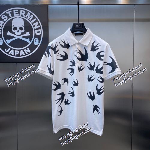  2色可選 半袖Tシャツ アレキサンダー マックイーン alexander mcqueen 高級感演出 2021春夏 alexander mcqueenブランド コピー