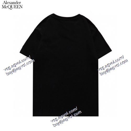  アレキサンダー マックイーン alexander mcqueen 2色可選 半袖Tシャツ alexander mcqueenブランド 偽物 通販 存在感◎ 2021春夏