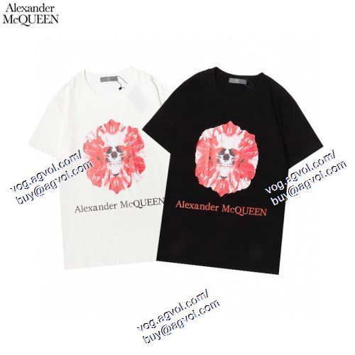  alexander mcqueenコピー ブランド 2021春夏 2色可選 半袖Tシャツ アレキサンダー マックイーン alexander mcqueen 一味違うケーブル編みが魅力満点