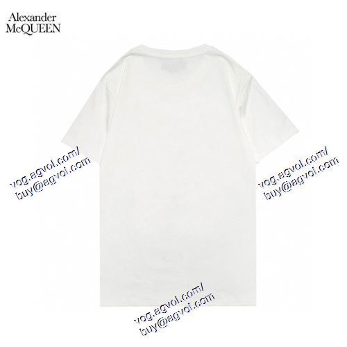  alexander mcqueenコピー ブランド 2021春夏 2色可選 半袖Tシャツ アレキサンダー マックイーン alexander mcqueen 一味違うケーブル編みが魅力満点