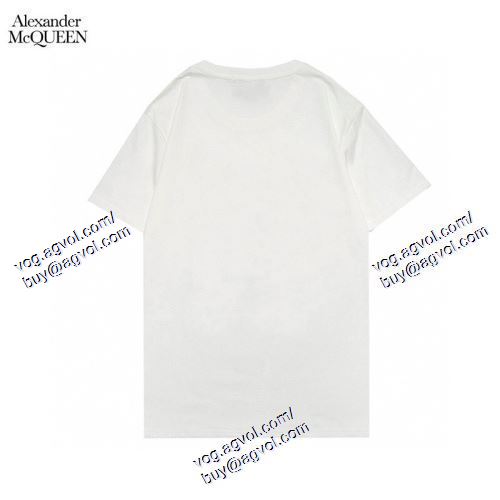  2色可選 2021春夏 alexander mcqueenスーパーコピー 贈り物にも◎ 半袖Tシャツアレキサンダー マックイーン alexander mcqueen 