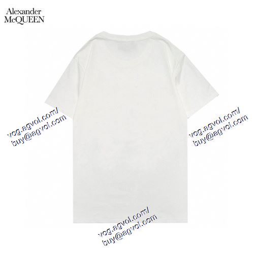  alexander mcqueenコピーブランド 上質 大人気！ 2色可選 半袖Tシャツ アレキサンダー マックイーン alexander mcqueen 2021春夏