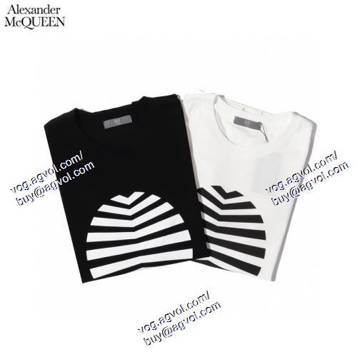  alexander mcqueenコピーブランド 上質 大人気！ 2色可選 半袖Tシャツ アレキサンダー マックイーン alexander mcqueen 2021春夏