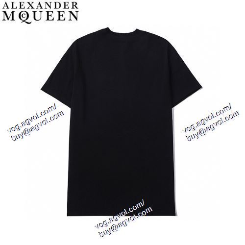  2021春夏 半袖Tシャツ アレキサンダー マックイーン alexander mcqueen 注目のアイテム 2色可選 alexander mcqueenブランド コピー 