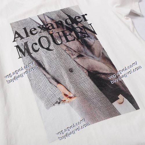  2021春夏 半袖Tシャツ アレキサンダー マックイーン alexander mcqueen 注目のアイテム 2色可選 alexander mcqueenブランド コピー 