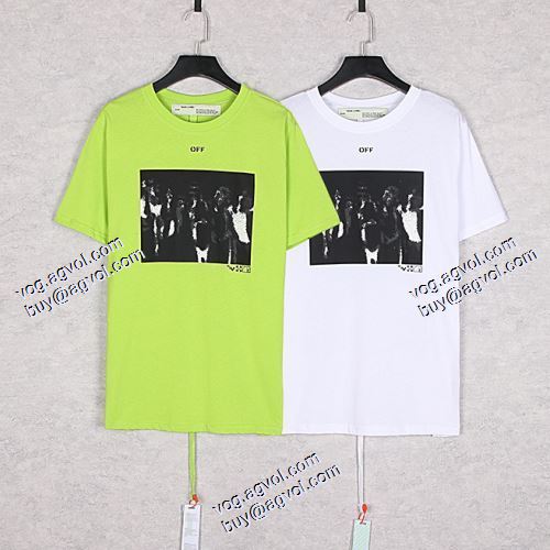 2021春夏 OFF-WHITE オフホワイト偽物ブランド Off-White オフホワイト 2色可選 上品な輝きを放つ形 半袖シャツ 