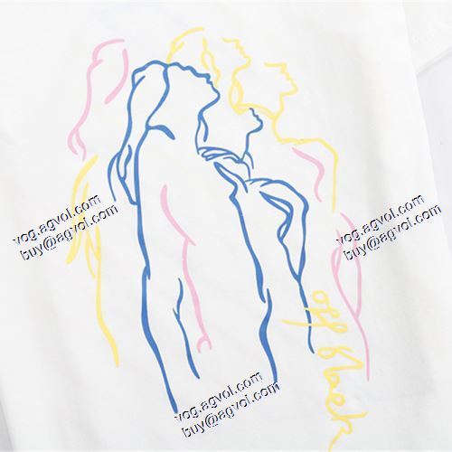 2色可選 半袖シャツ Off-White オフホワイト OFF-WHITE オフホワイトブランド コピー 2021春夏 人気ブランド 