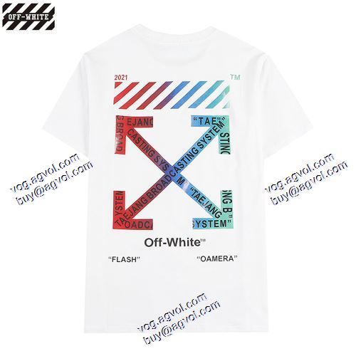 2021春夏 OFF-WHITE オフホワイトコピー ブランド 半袖シャツ 2色可選 耐久性のある Off-White オフホワイト 