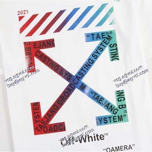 2021春夏 OFF-WHITE オフホワイトコピー ブランド 半袖シャツ 2色可選 耐久性のある Off-White オフホワイト 