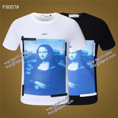  2色可選 半袖Tシャツ 2021春夏 Off-White オフホワイト 高級感ある OFF-WHITE オフホワイトコピー