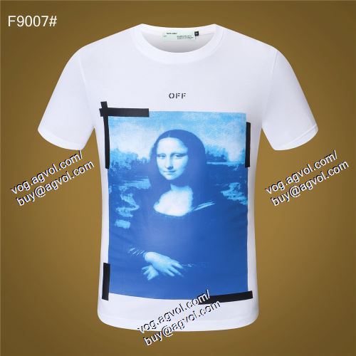  2色可選 半袖Tシャツ 2021春夏 Off-White オフホワイト 高級感ある OFF-WHITE オフホワイトコピー