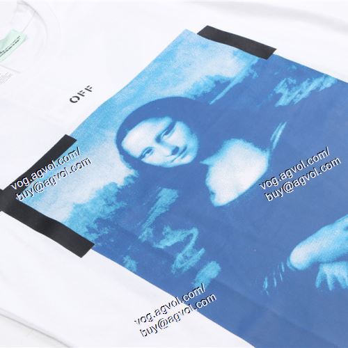  2色可選 半袖Tシャツ 2021春夏 Off-White オフホワイト 高級感ある OFF-WHITE オフホワイトコピー