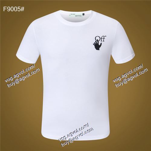  2021春夏 OFF-WHITE オフホワイトコピーブランド 落ち着いた感覚 Off-White オフホワイト 2色可選 半袖Tシャ