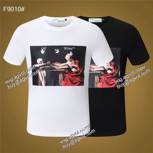  大人っぼい OFF-WHITE オフホワイト偽物ブランド 2色可選 半袖Tシャ 2021春夏 Off-White オフホワイト