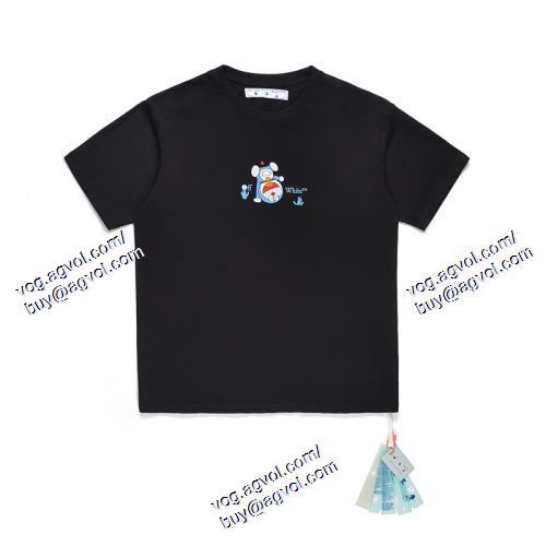  OFF-WHITE オフホワイト偽物ブランド 半袖Tシャツ 2色可選 2021春夏 Off-White オフホワイト ポップ