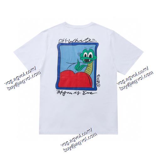  半袖Tシャツ 2021春夏 Off-White オフホワイト 人気激売れ OFF-WHITE オフホワイトコピー ブランド