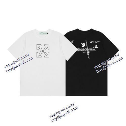  2色可選 OFF-WHITE オフホワイト偽物ブランド 半袖Tシャツ 2021春夏 Off-White オフホワイト 抜群の雰囲気が作れる!