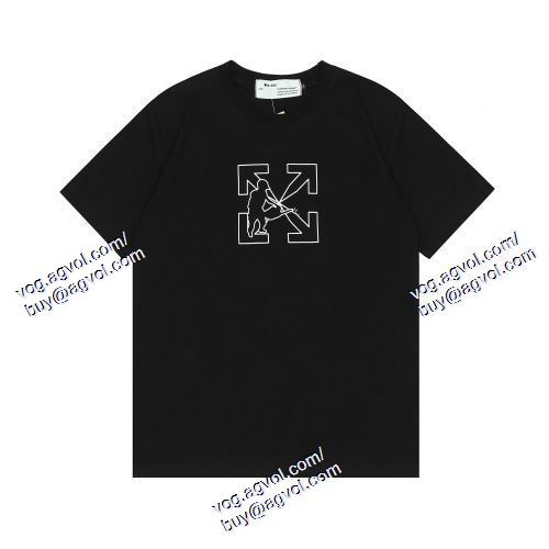  2色可選 OFF-WHITE オフホワイト偽物ブランド 半袖Tシャツ 2021春夏 Off-White オフホワイト 抜群の雰囲気が作れる!