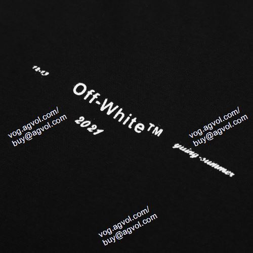  OFF-WHITE オフホワイトブランドスーパーコピー 値下げ！ 半袖Tシャツ Off-White オフホワイト 2021春夏 2色可選
